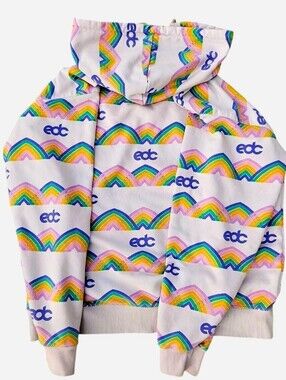 Insomniac Oversized Rainbow EDC Festival Hoodie